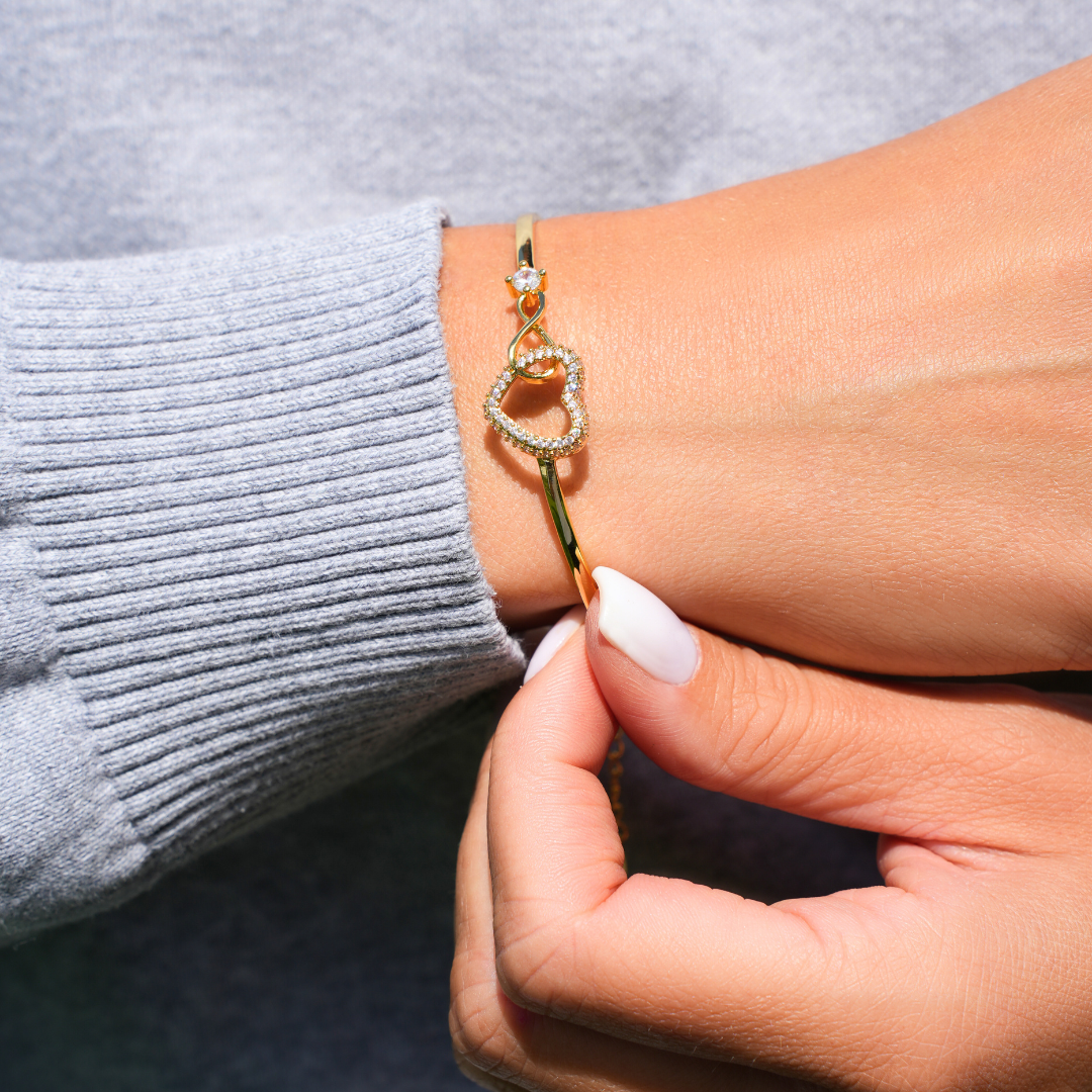 Bracelet Cœur Infinity