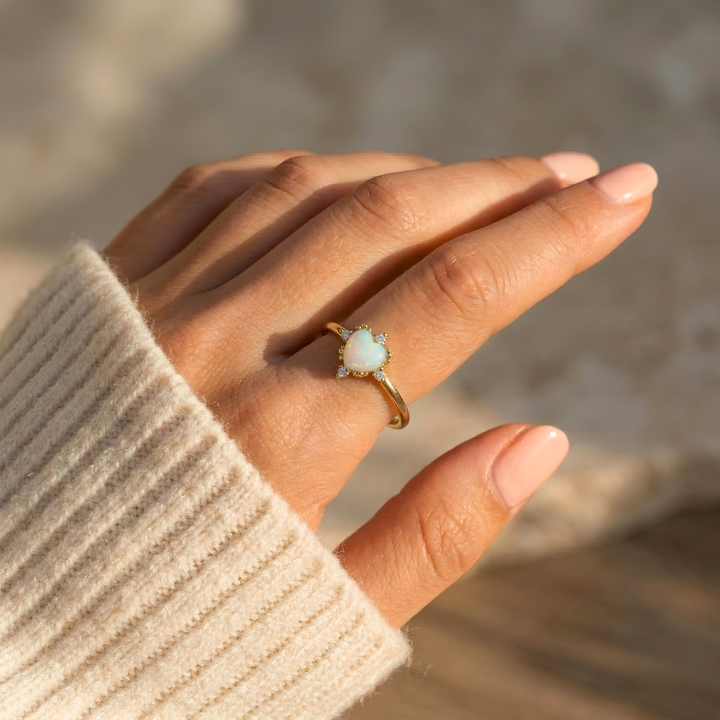 Bague Talisman Opale