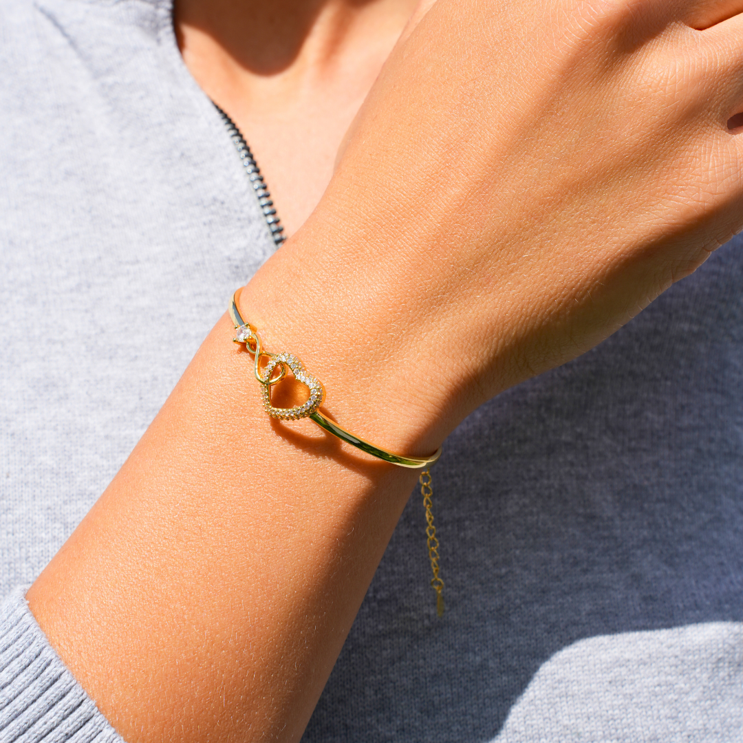 Bracelet Cœur Infinity