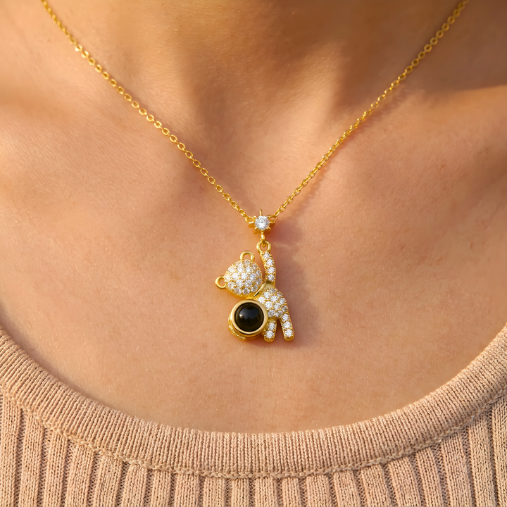 Collier Petit Ours Câlin – Personnalisé