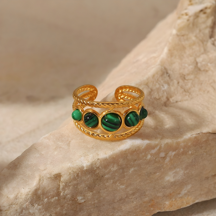 Bague Amulette – Moldavite