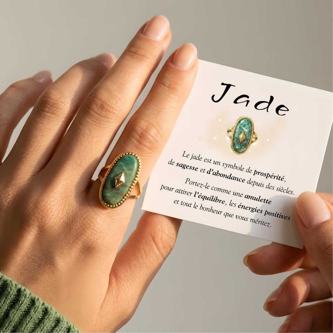Bague Amulette Jade