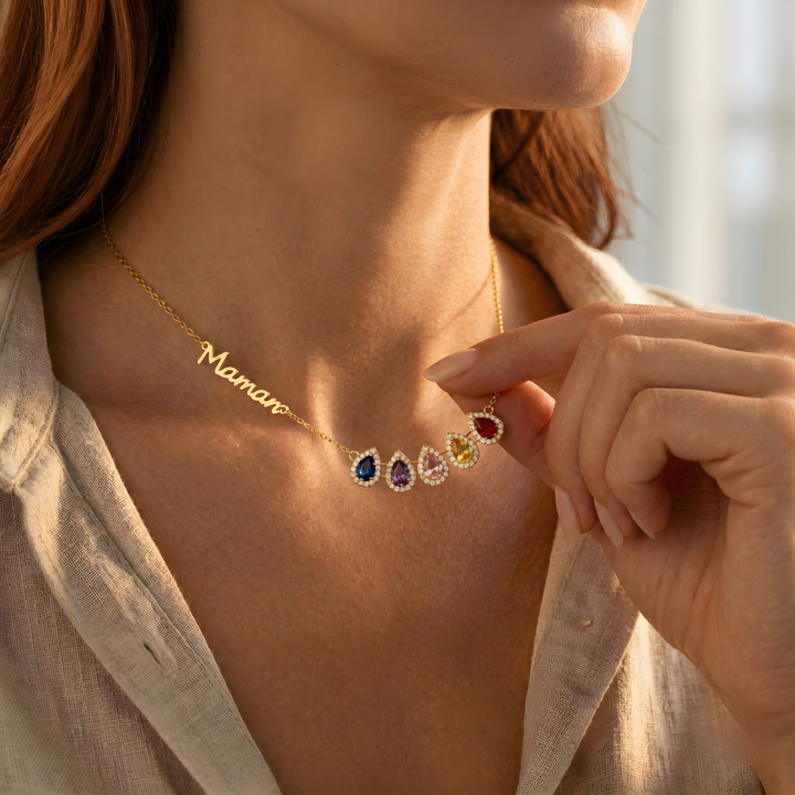 Collier Larmes d’Amour - À Ma Maman
