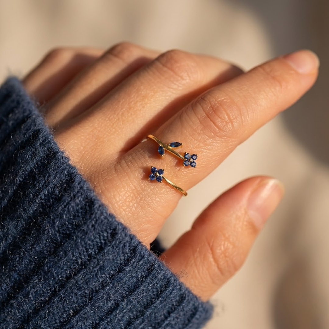 Bague Flora Saphir