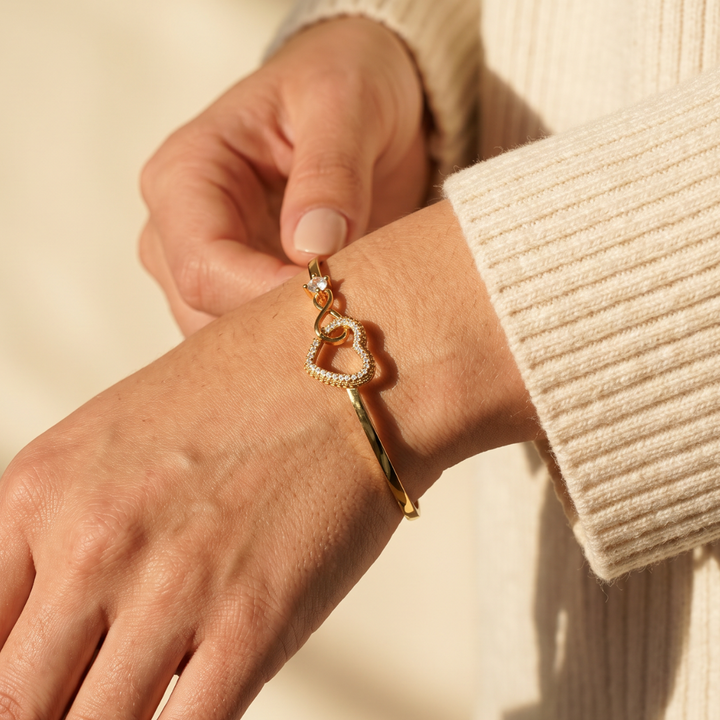 Bracelet Cœur Infinity