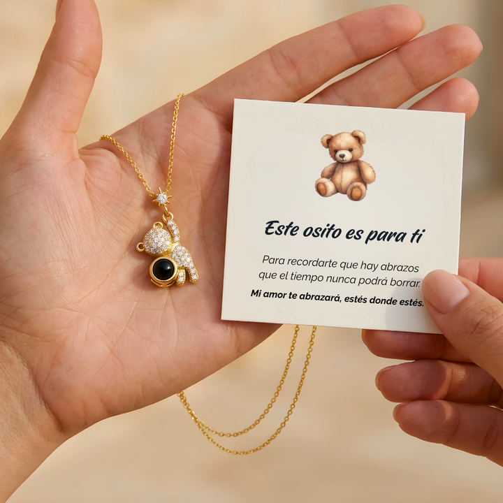 Collier Petit Ours Câlin – Personnalisé