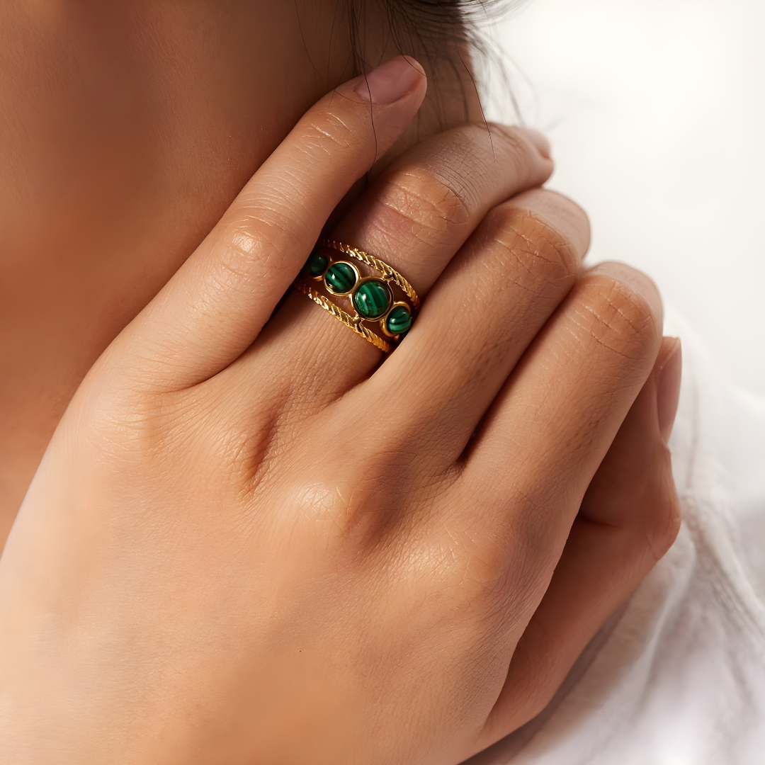 Bague Amulette – Moldavite
