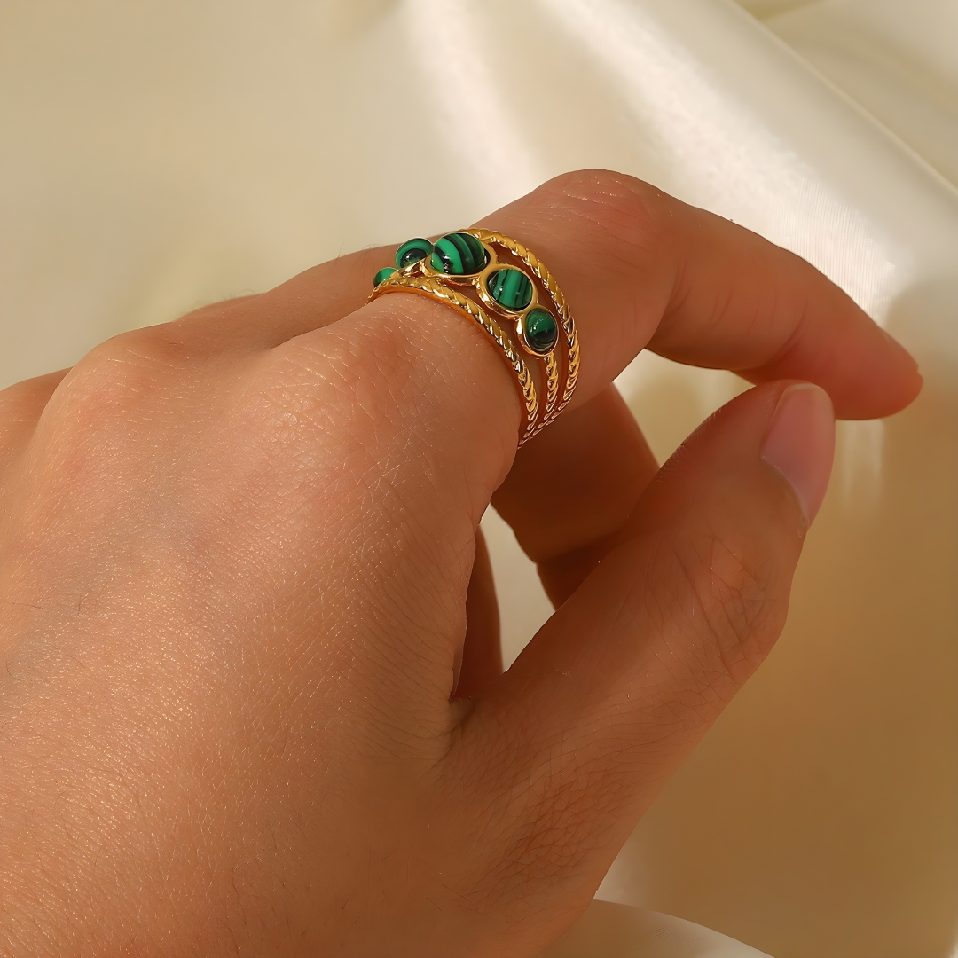Bague Amulette – Moldavite