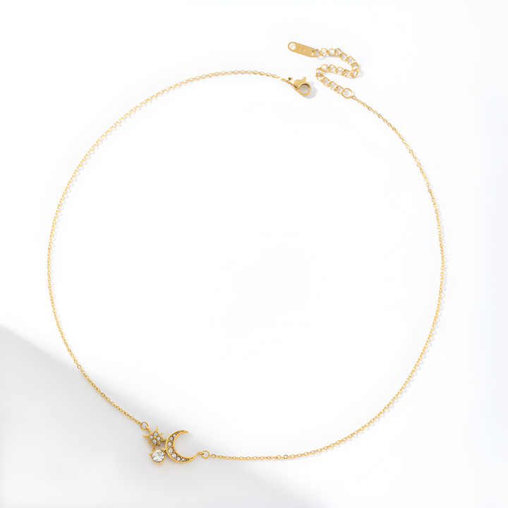 Collier Soleil & Lune Brillante