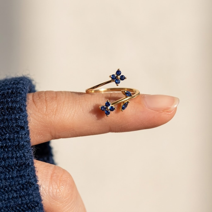 Bague Flora Saphir