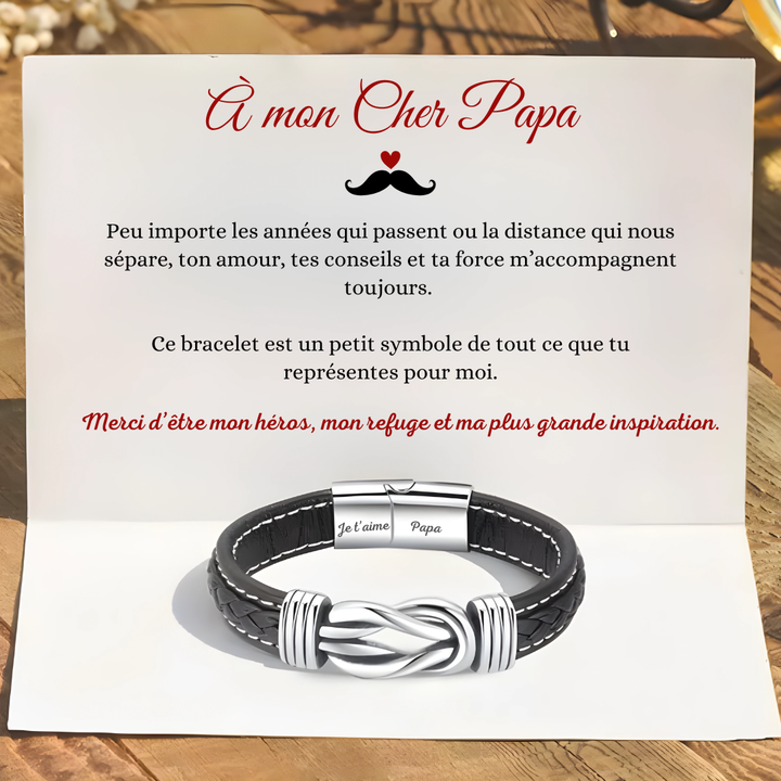 Bracelet Nœud Éternel – Papa