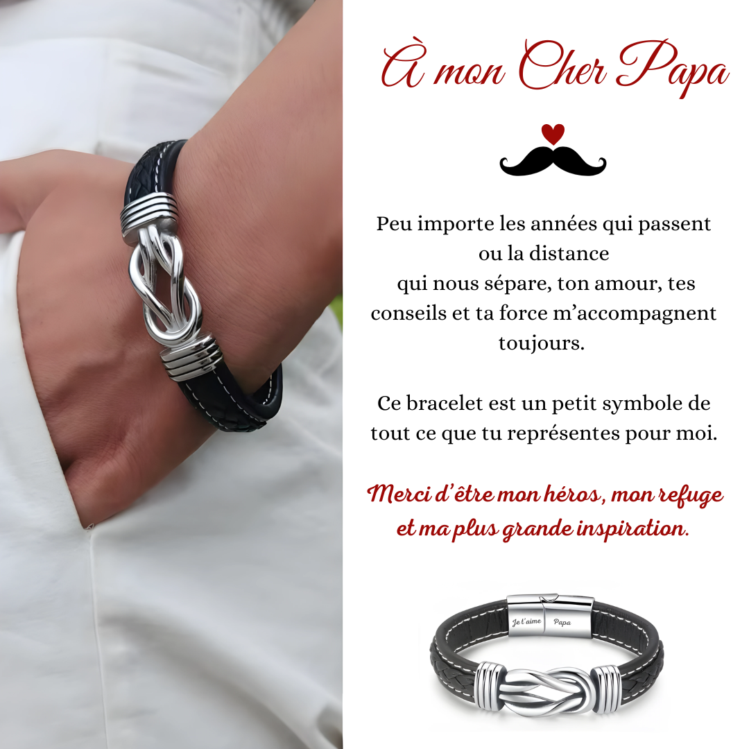 Bracelet Nœud Éternel – Papa