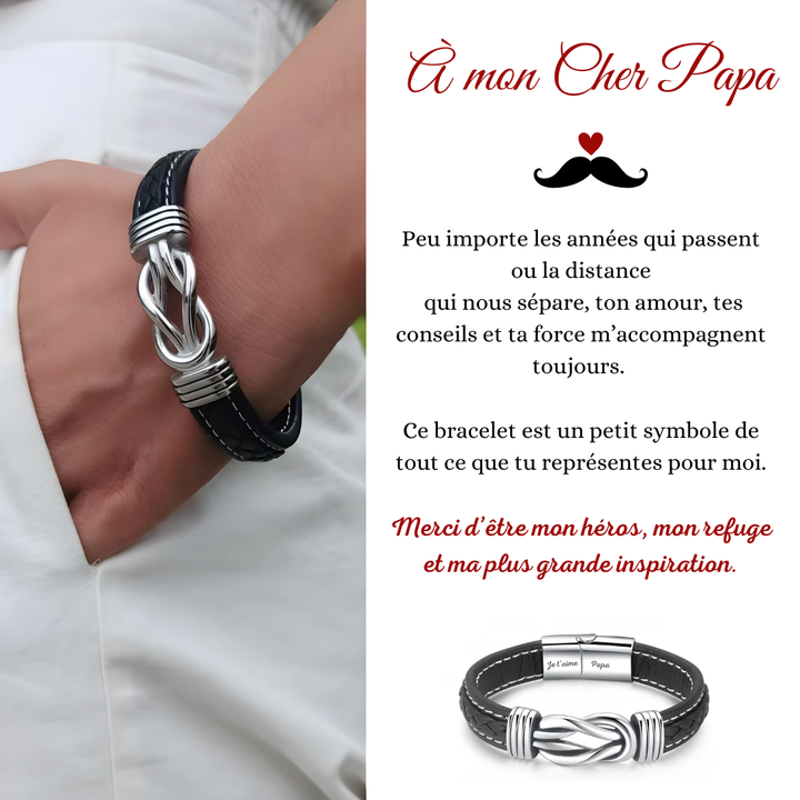 Bracelet Nœud Éternel – Papa