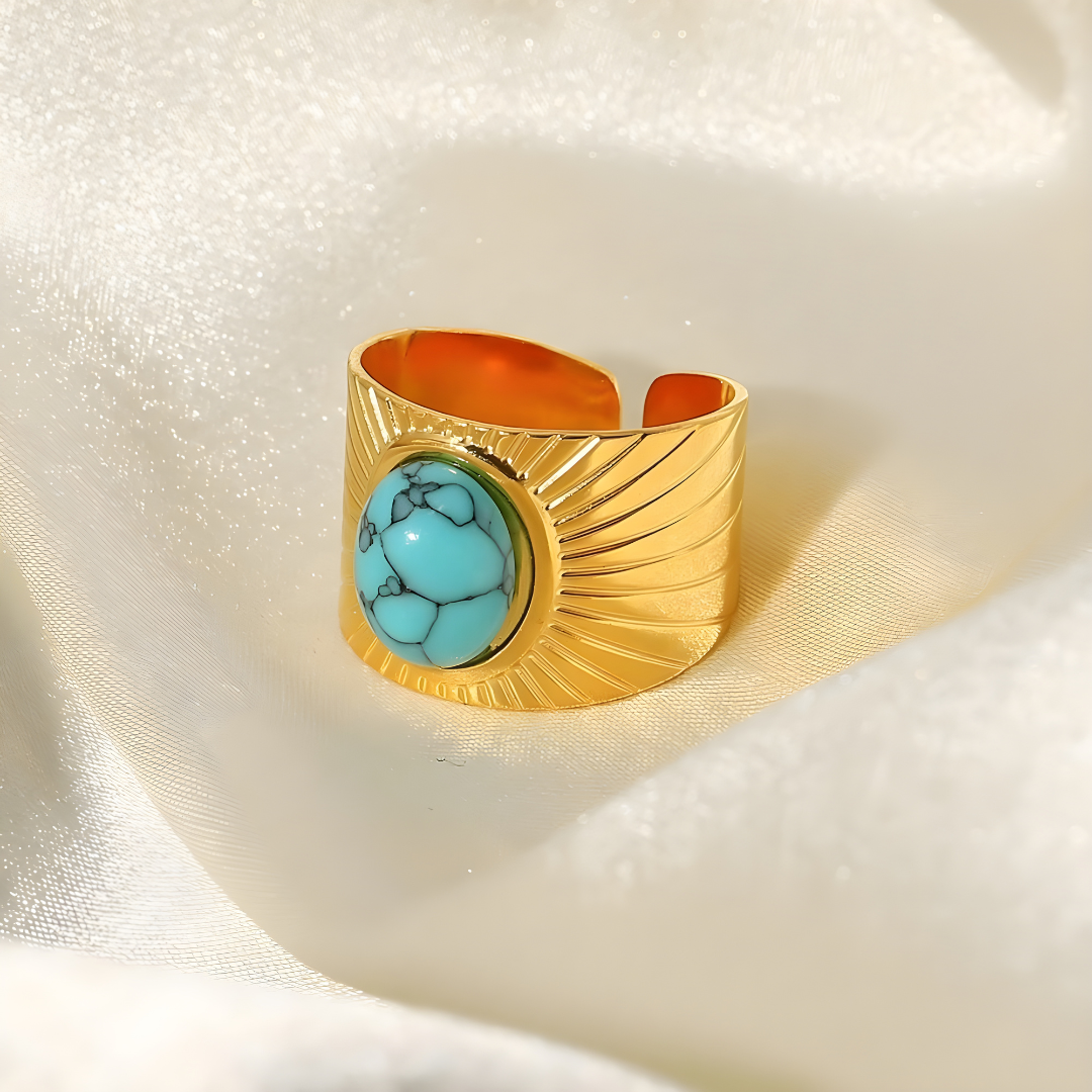 Bague Amulette – Turquoise