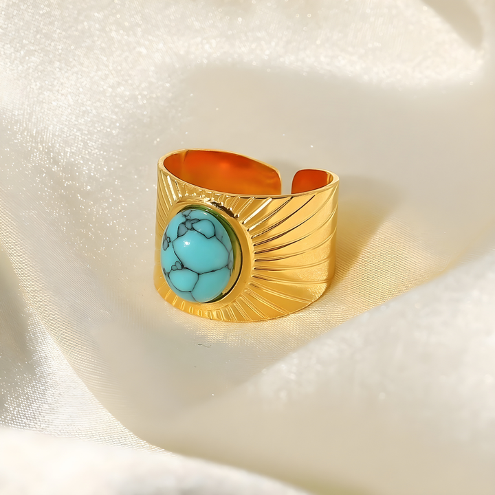 Bague Amulette – Turquoise