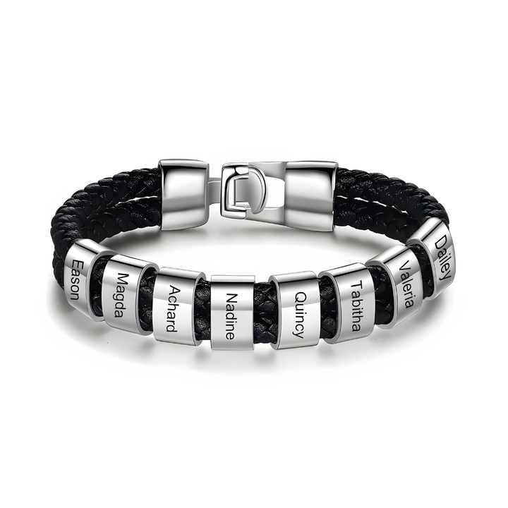 Bracelet Papa Extraordinaire – Personnalisable avec prénoms