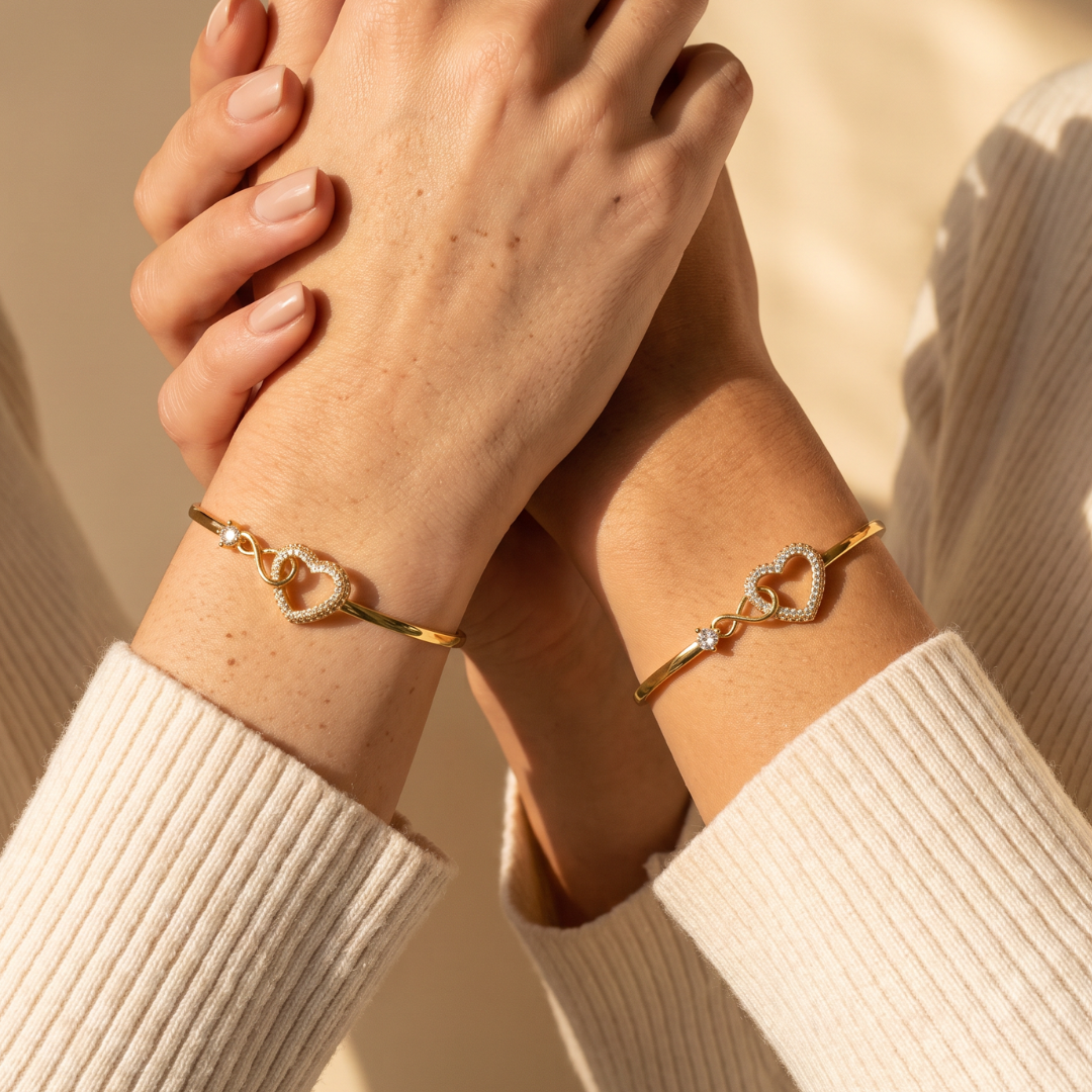 Bracelet Cœur Infinity