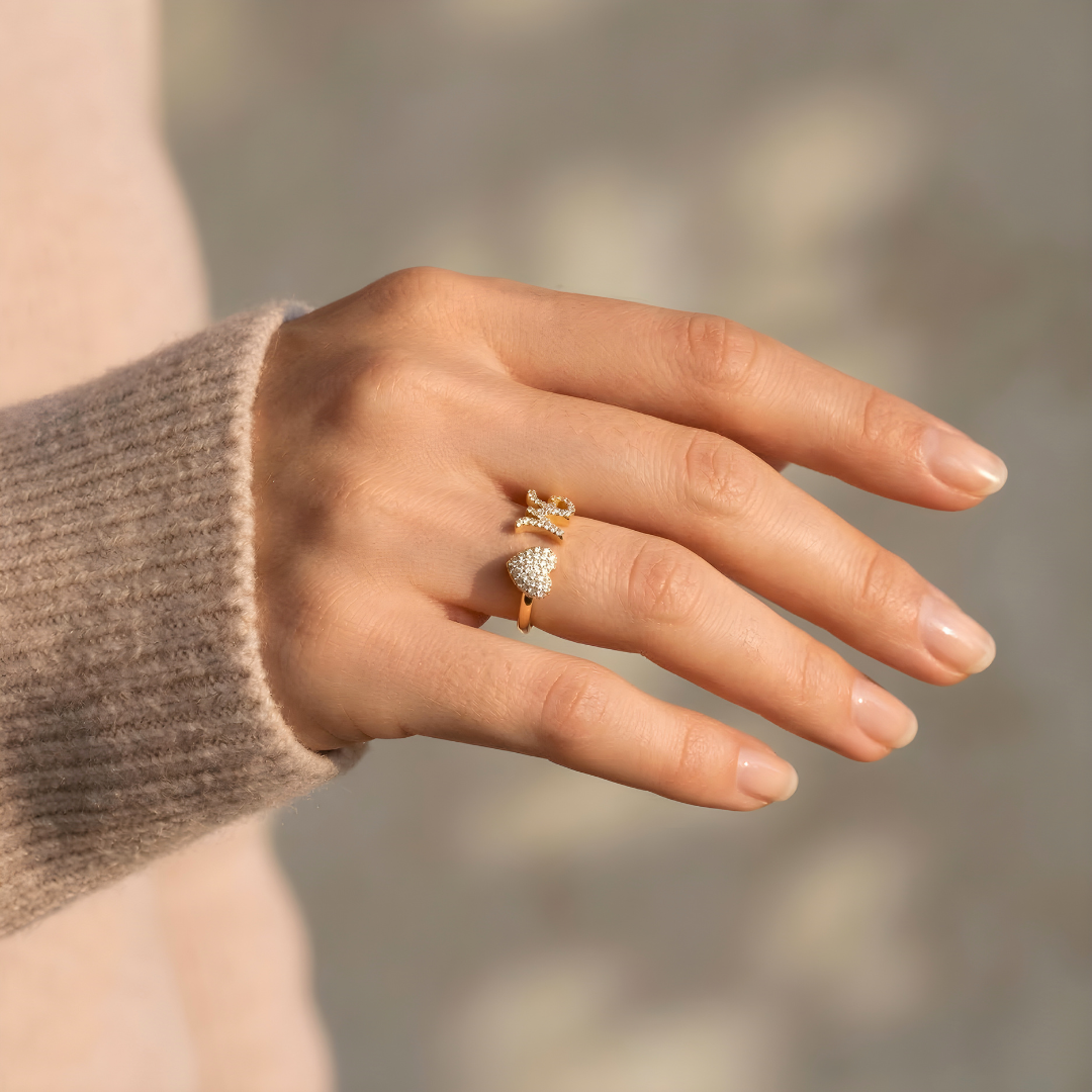 Bague Initiale d’Amour