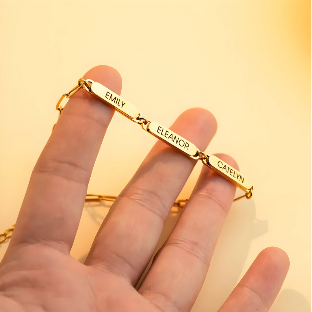 Bracelet Triple Gravure