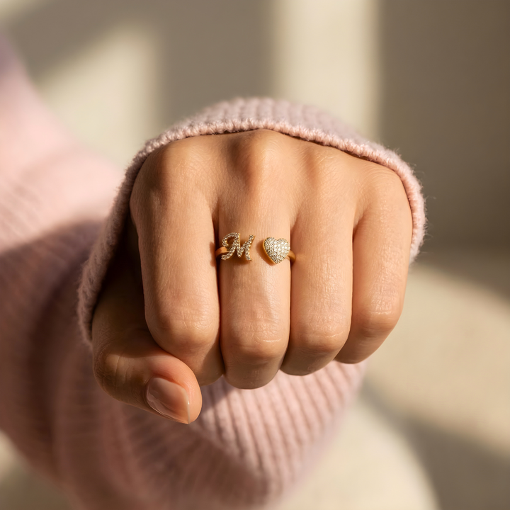 Bague Initiale d’Amour