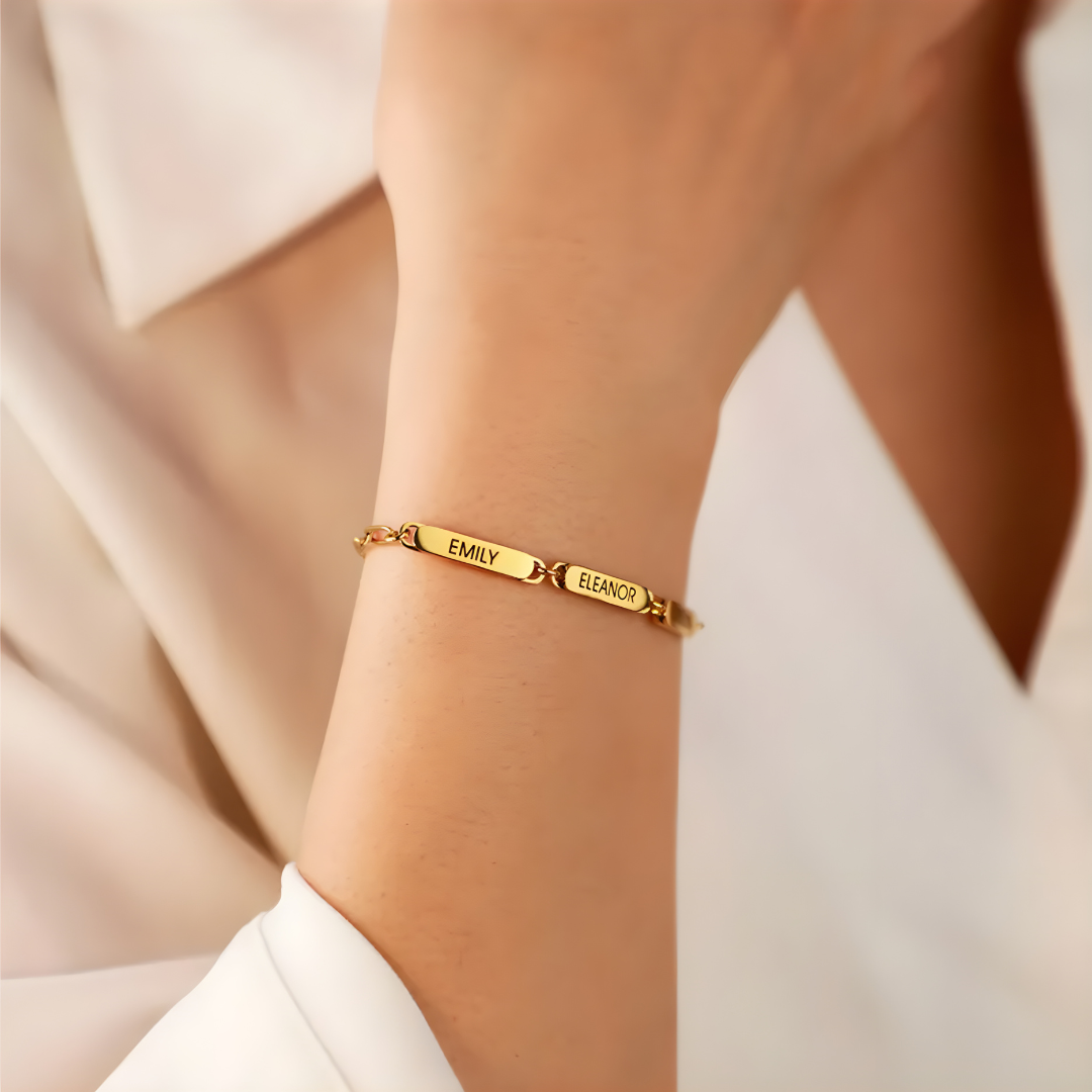 Bracelet Triple Gravure