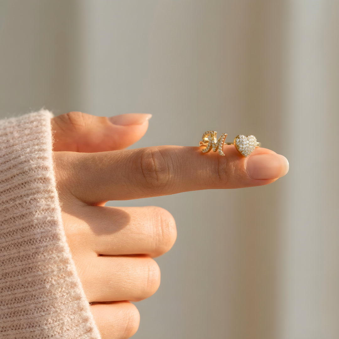 Bague Initiale d’Amour