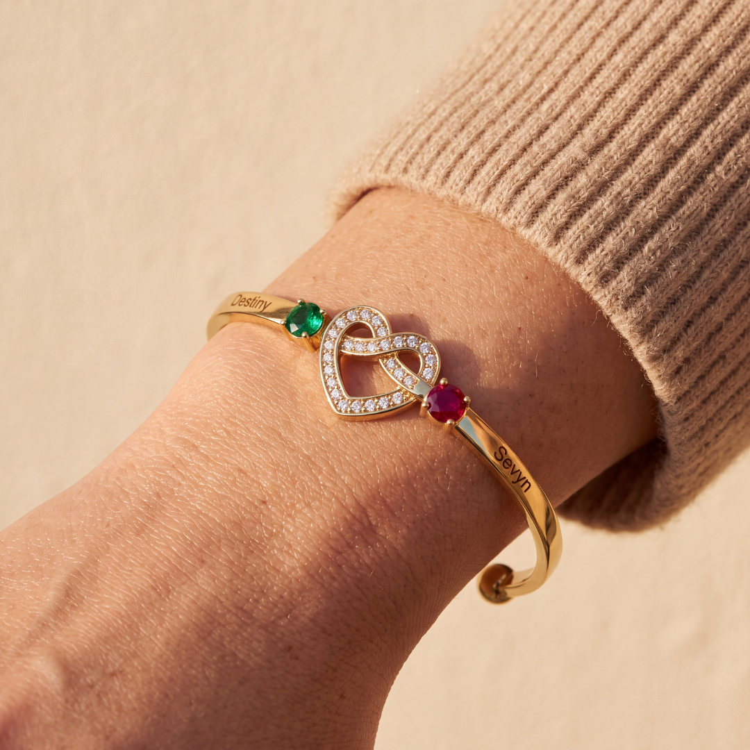 Bracelet Cœur Éternel – Personnalisé