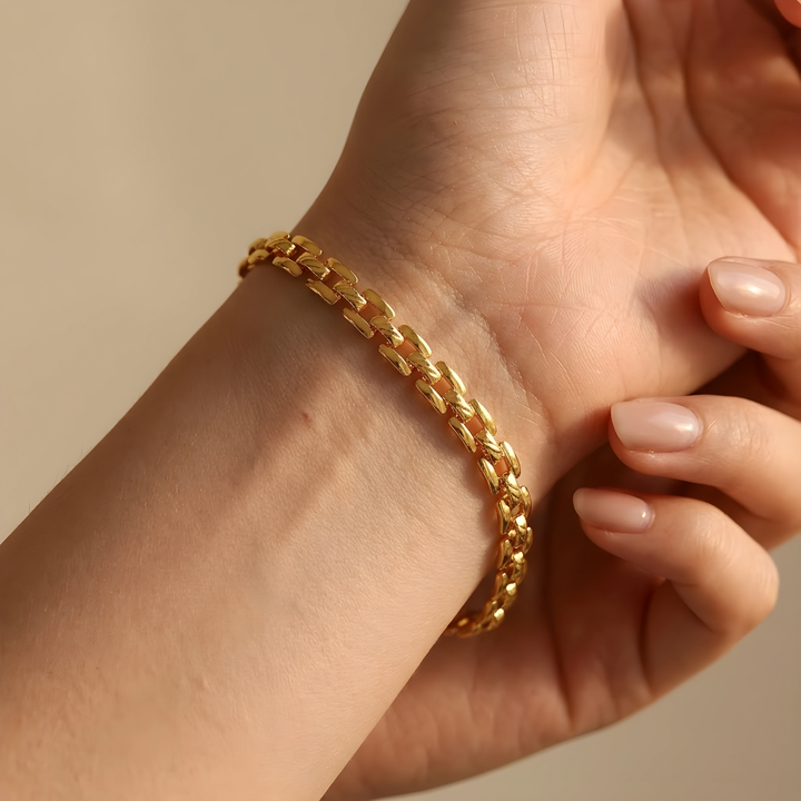 Bracelet Nœud Doré – Mère & Fille