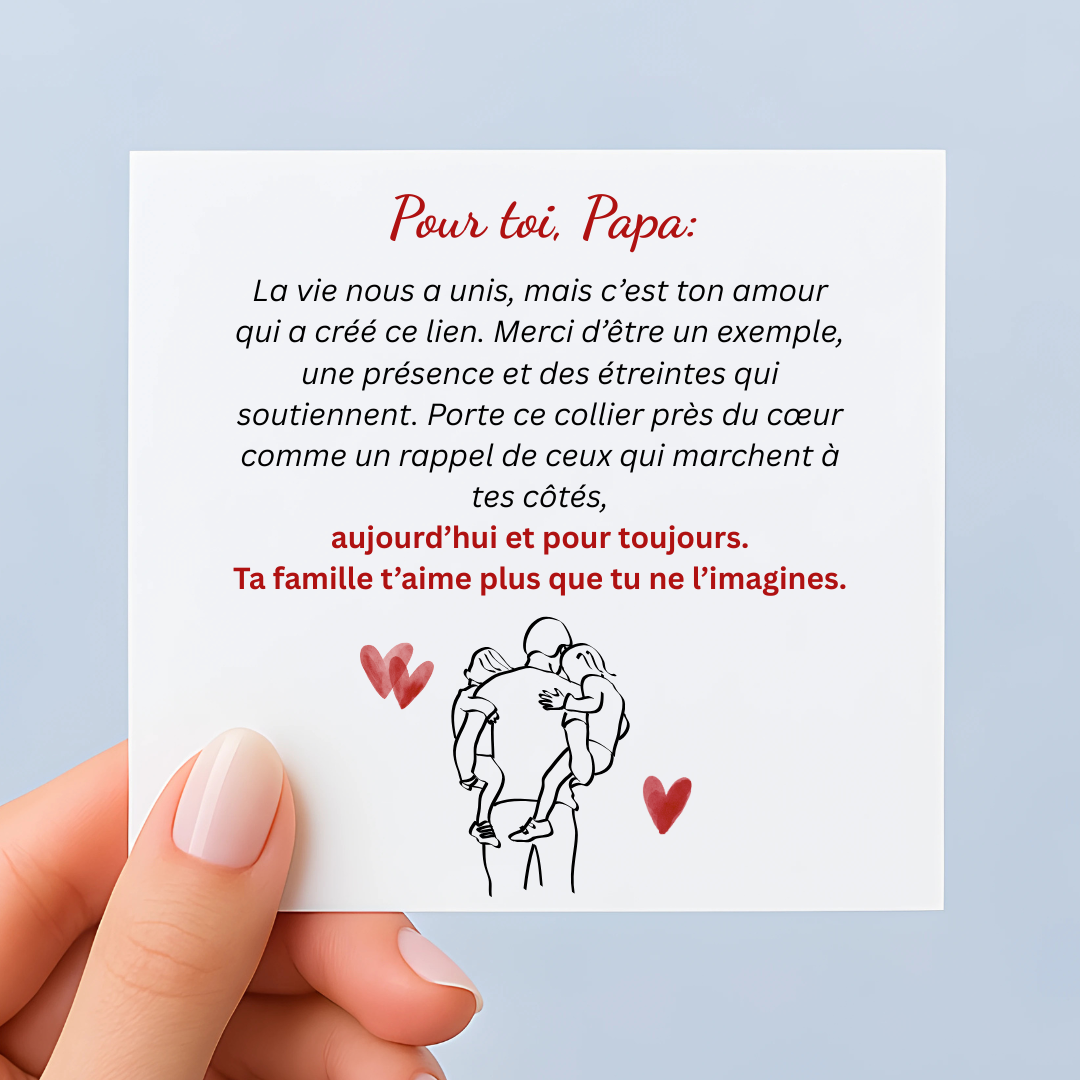 Collier Notre Lien – Pour Papa