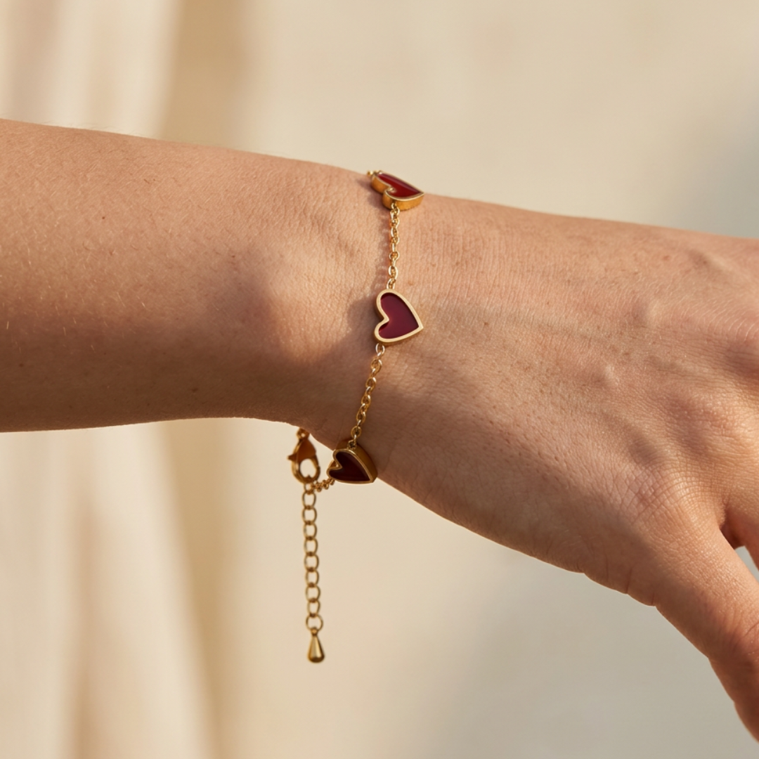 Bracelet Amour Rouge
