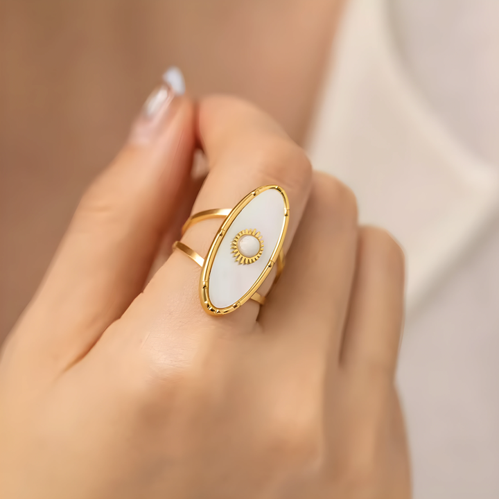 Bague Talisman Nacre