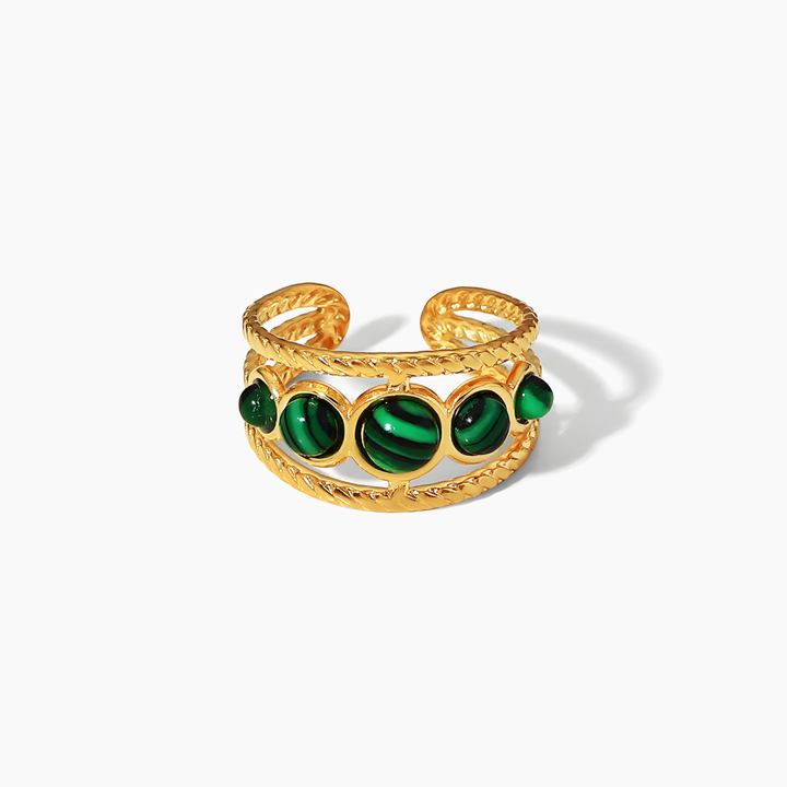 Bague Amulette – Moldavite