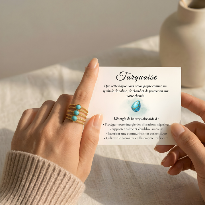 Bague Talisman Turquoise
