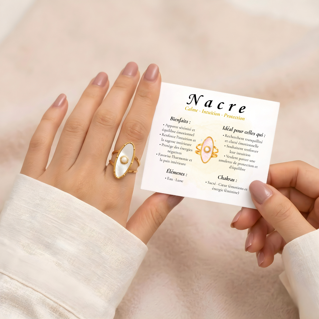 Bague Talisman Nacre