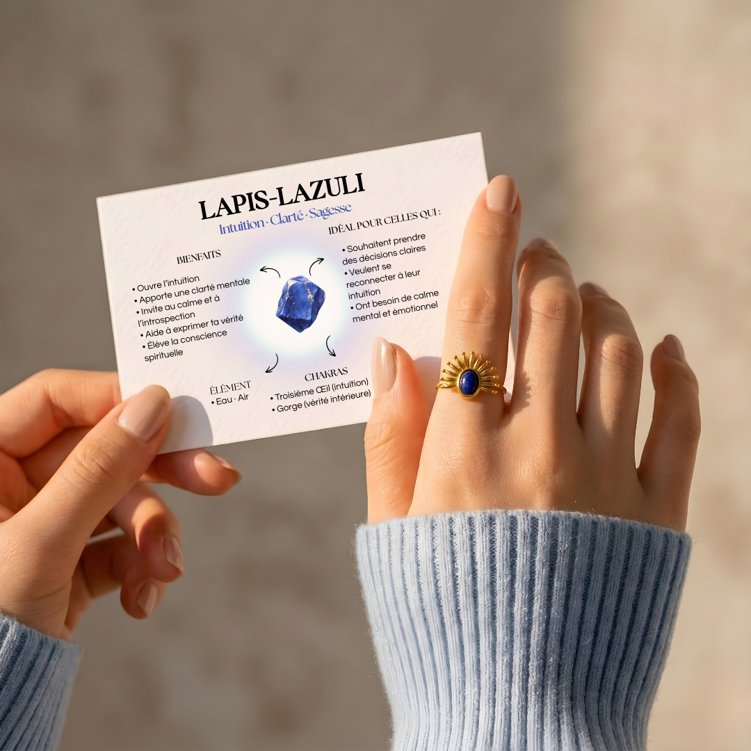 Bague Talisman Lapis-Lazuli