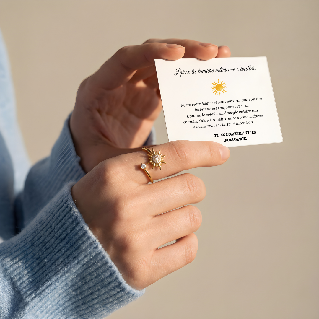 Bague Amulette – Soleil