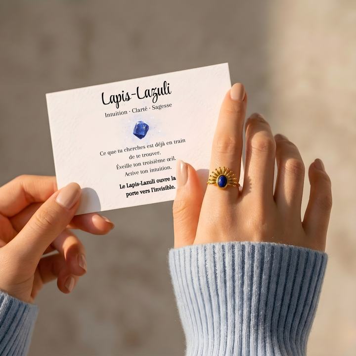 Bague Talisman Lapis-Lazuli