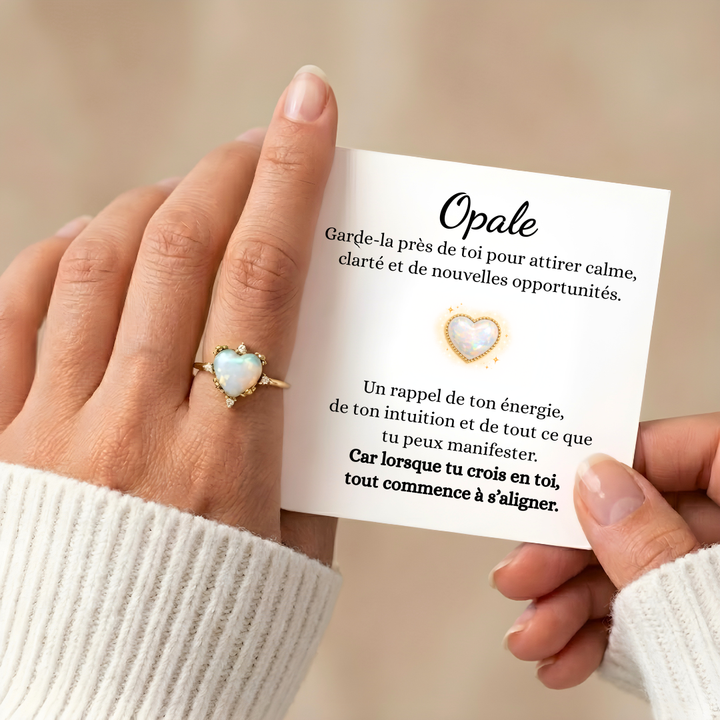Bague Talisman Opale