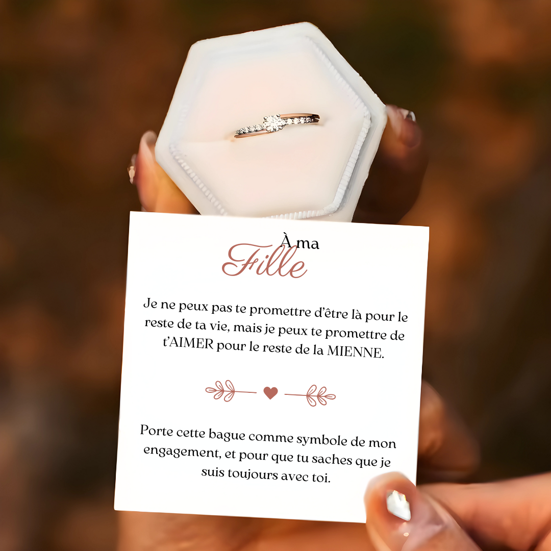 Bague Promesse Éternelle – À Ma Fille