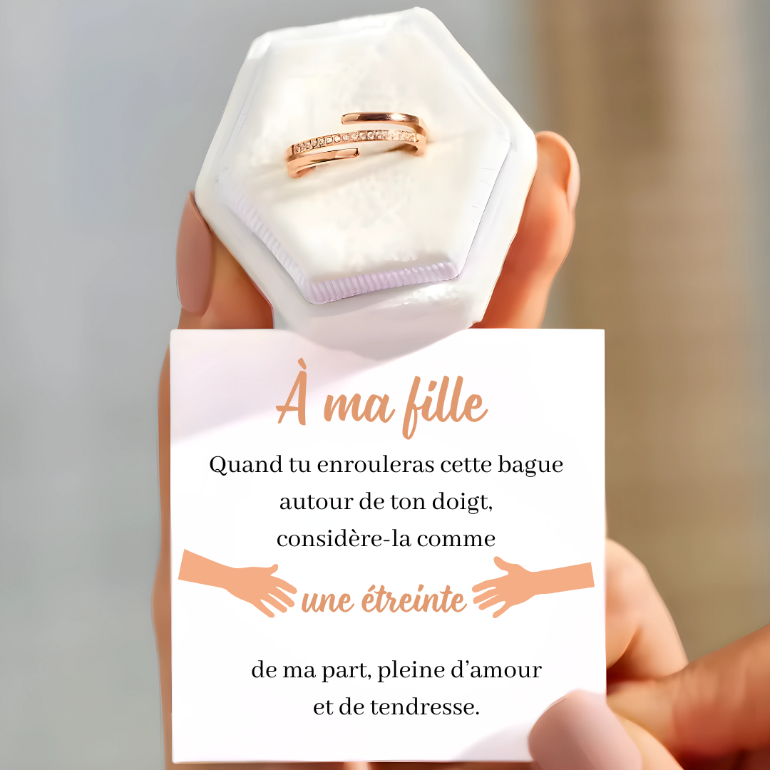 Bague Câlin Éternel – À ma fille