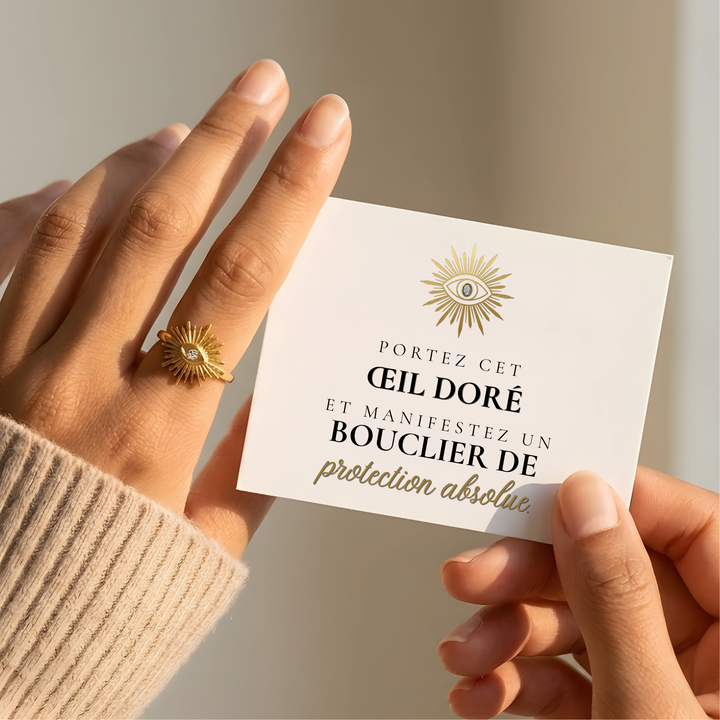 Bague Œil Doré