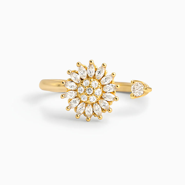 Bague Tournesol Brillant – Amour & Amitié