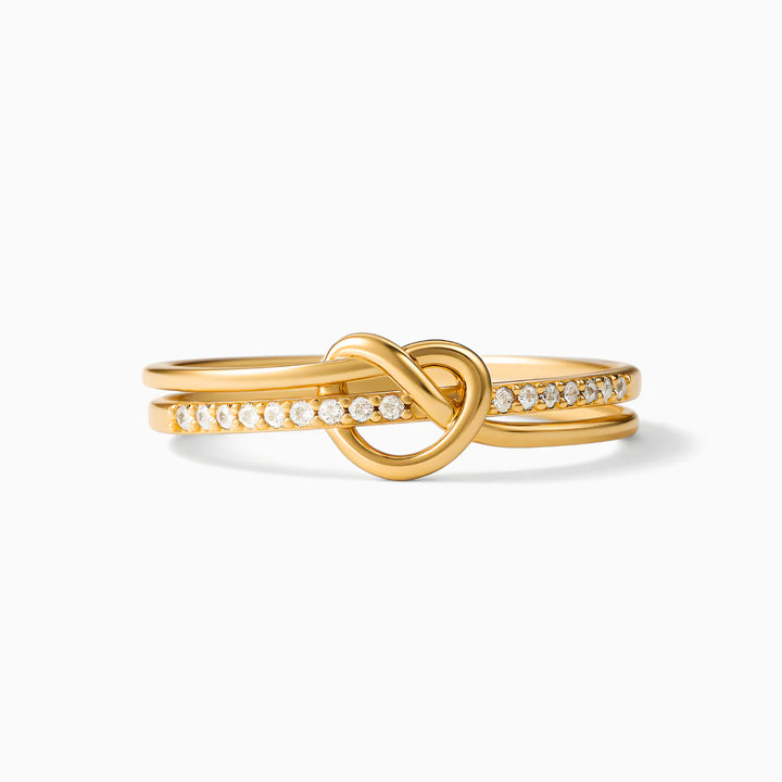 Bague Cœur Noué