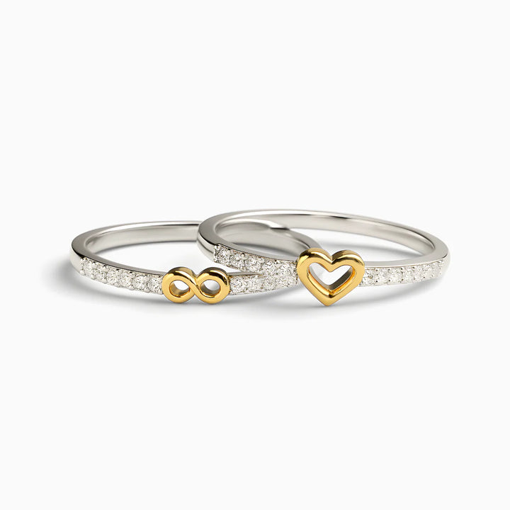 Bague Infinity Love - Mère & Fille