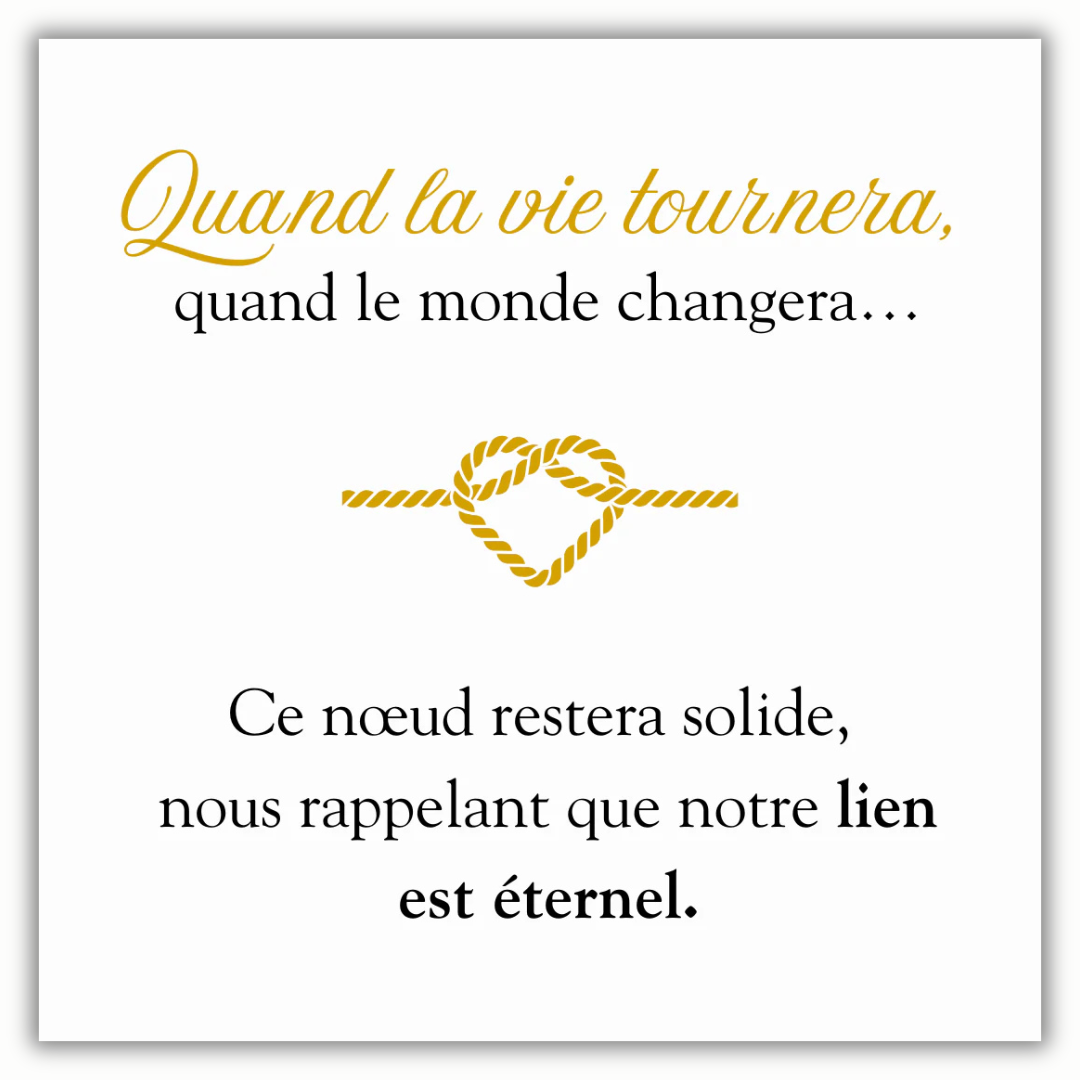 Bracelet Lien Éternel – Personnalisable