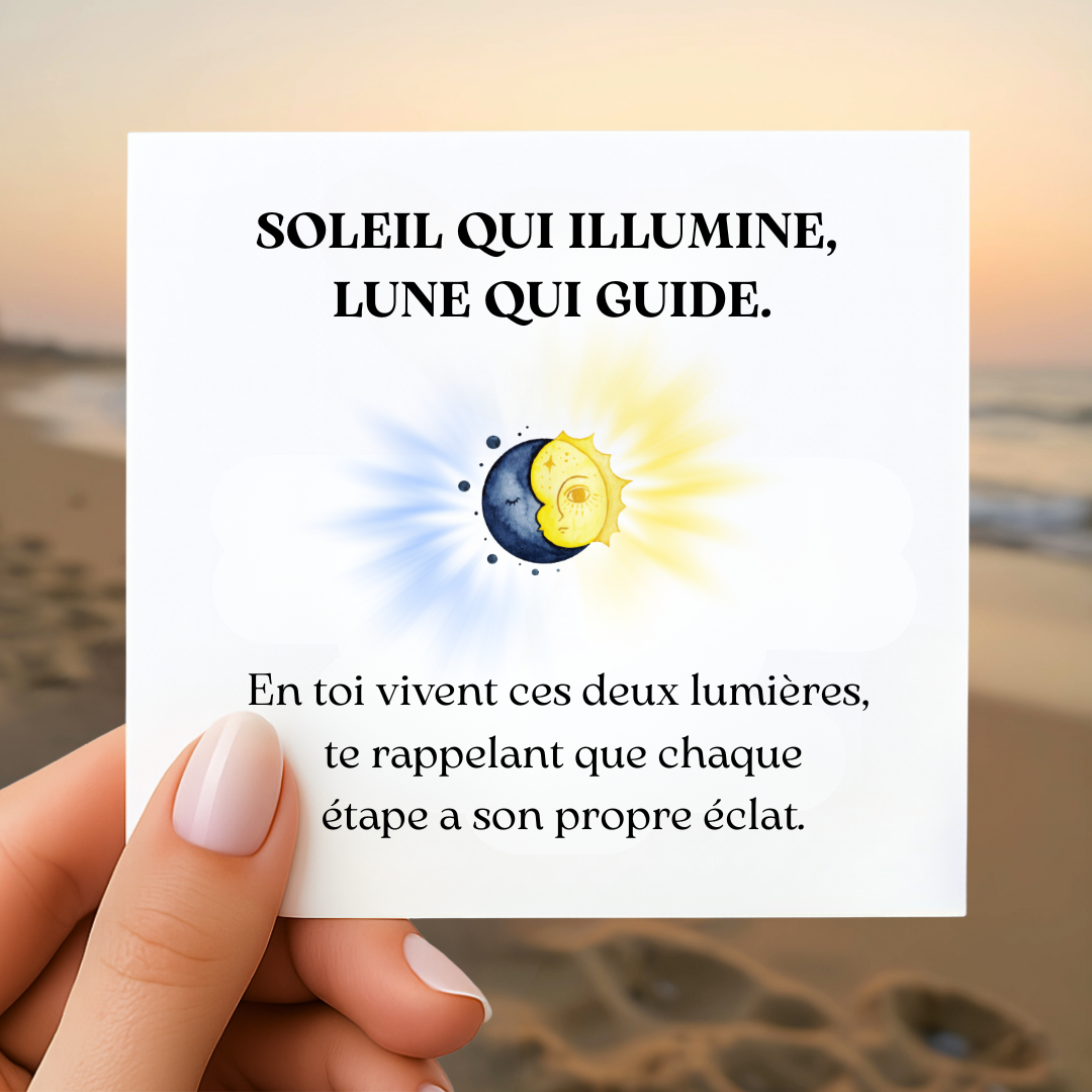 Collier Soleil & Lune Brillante