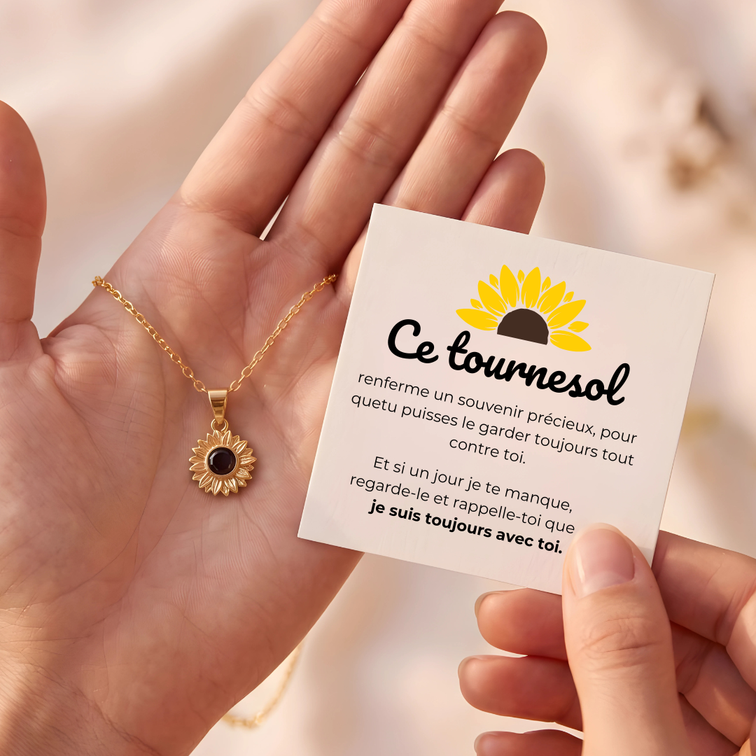 Collier Tournesol de nos souvenirs