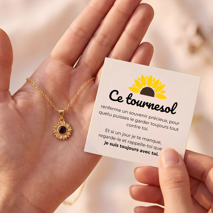 Collier Tournesol de nos souvenirs