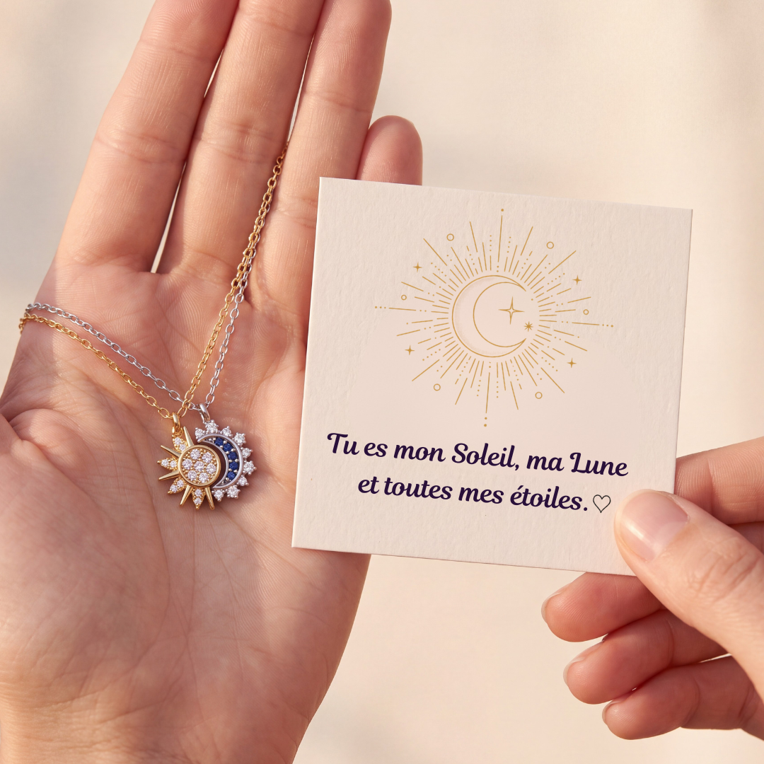 Colliers Soleil & Lune – Toi & Moi