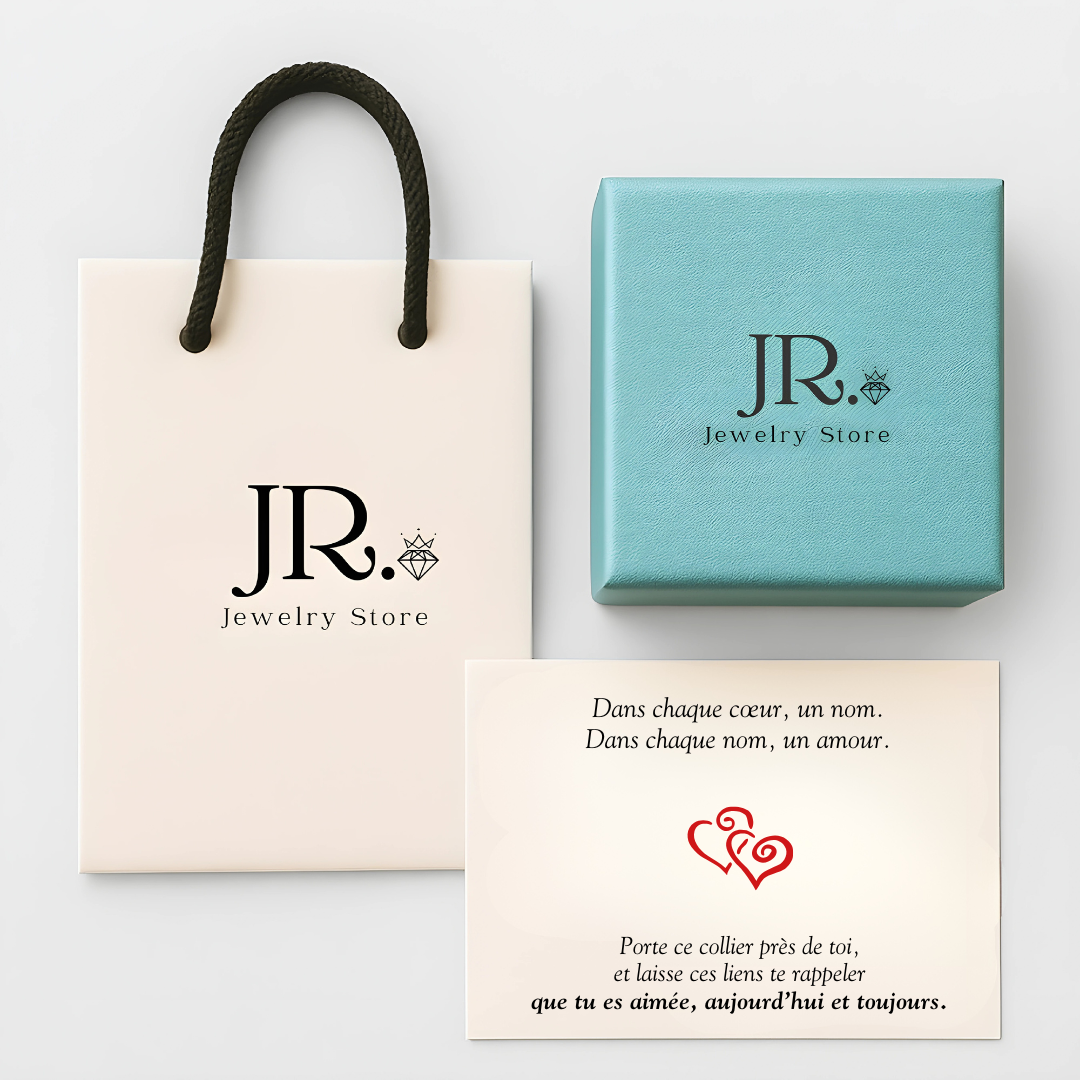 Collier Cœurs Reliés – Personnalisable